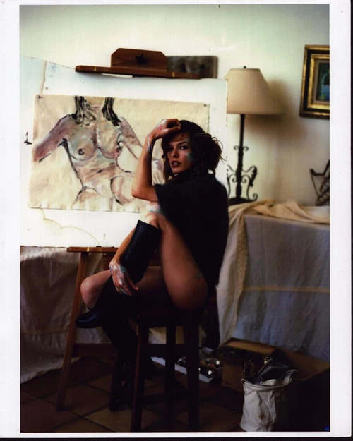 Milla Jovovich Painting Photo Print