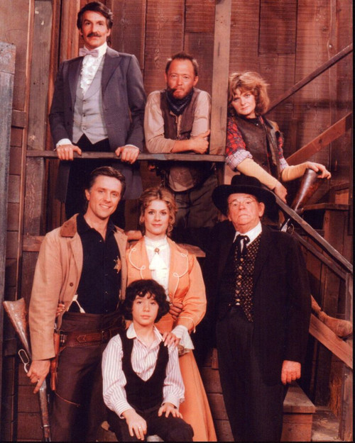 Best Of The West Cast On Stairs Photo Print (8 x 10)