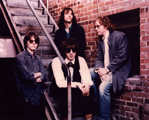 R.E.M. Group On Stairs Outdoors Photo Print (8 x 10)
