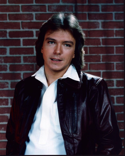 David Cassidy In Leather Jacket And White Top Photo Print