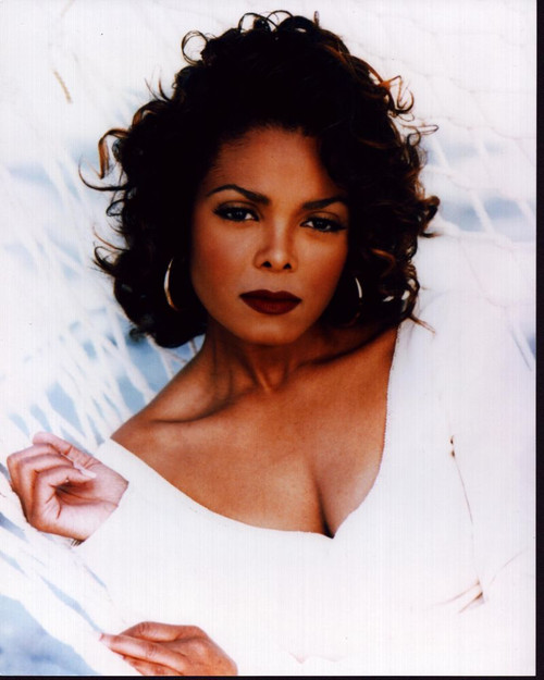 Janet Jackson In White Photo Print