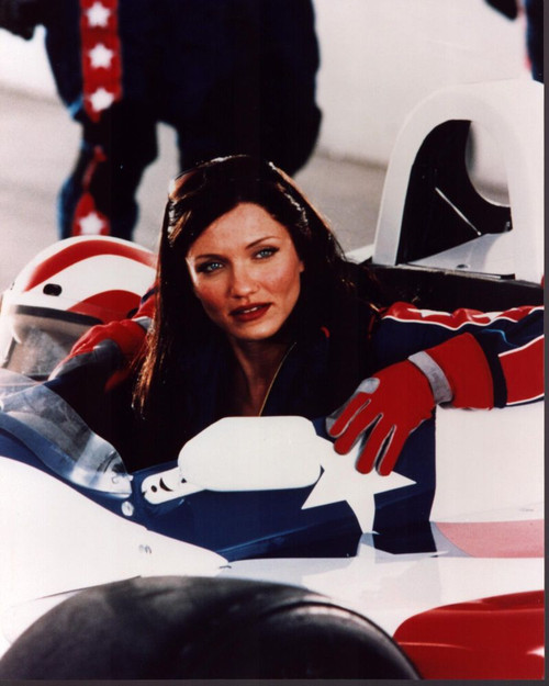Cameron Diaz In Racecar Charlie'S Angels Photo Print