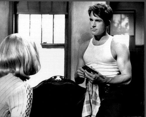 Faye Dunaway And Warren Beatty In Bonnie And Clyde Black And White Photo Print