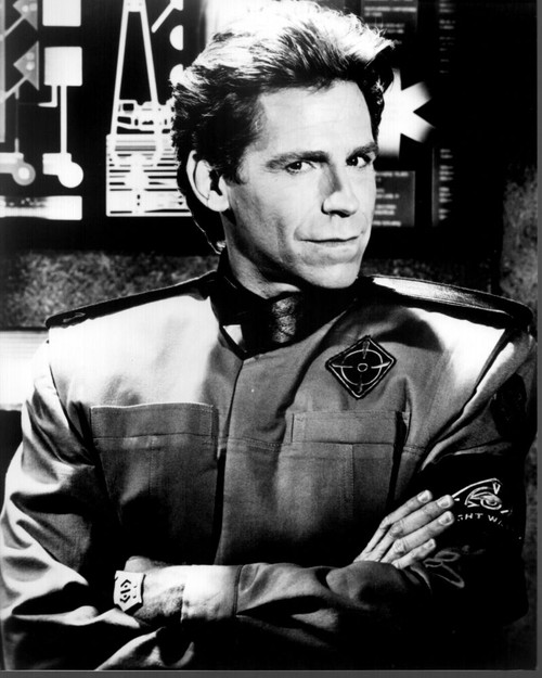 Jeff Conaway In Uniform For Babylon 5 Black And White Photo Print (8 x 10)