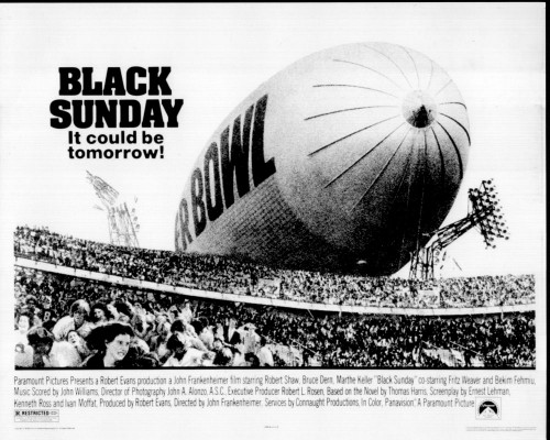 Black Sunday Promo Poster Black And White Photo Print