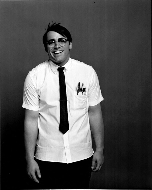 Matt Leblanc In Shirt And Tie With Glasses Black And White Photo Print (8 x 10)