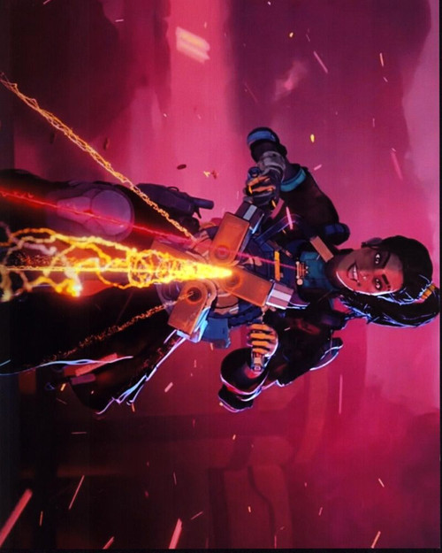 Rampart Shooting Gun In Apex Legends Photo Print (8 x 10)