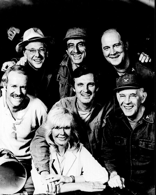 M*A*S*H Cast Black And White Photo Print (8 x 10)