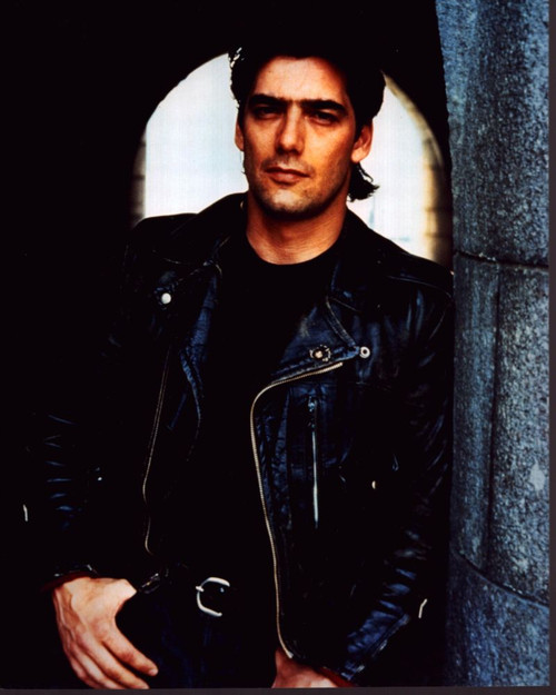 Ken Wahl Leaning On Wall In Black Leather Jacket Photo Print