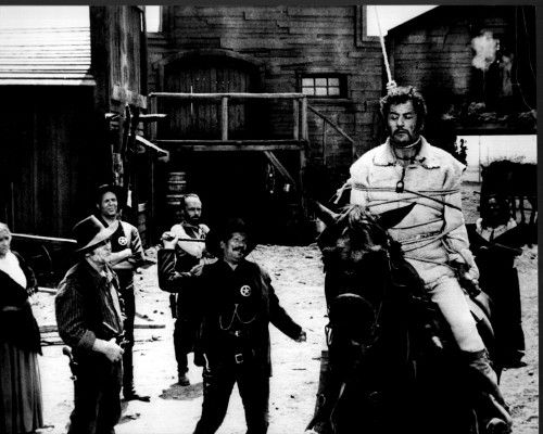 Scene From The Good, The Bad And The Ugly Black And White Photo Print (8 x 10)