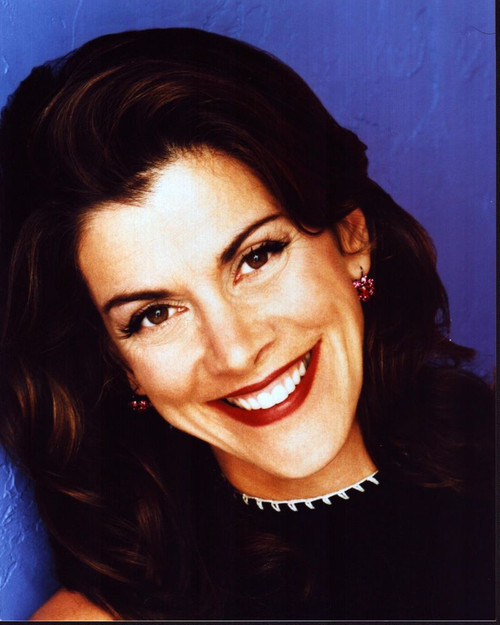 Wendie Malick Headshot Blue Background Photo Print (8 x 10)