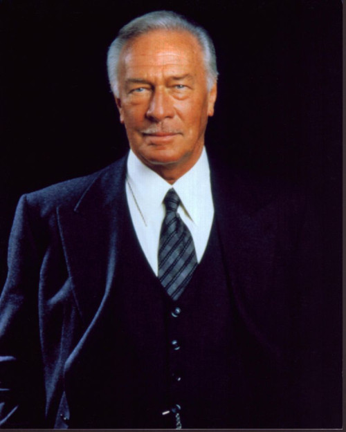 Christopher Plummer In Navy Suit And Vest Photo Print (8 x 10)