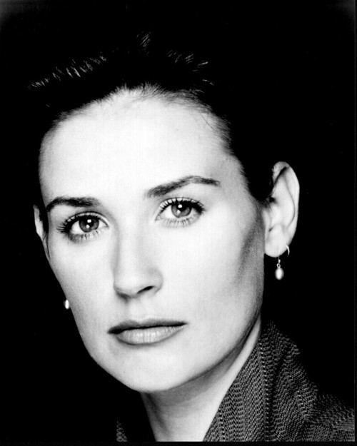 Demi Moore Headshot Black And White Photo Print (8 x 10)