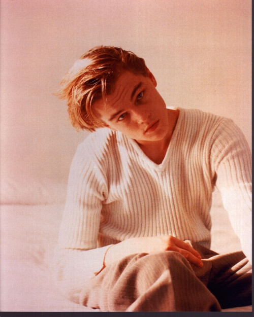 Leonardo Dicaprio In White Sweater Photo Print