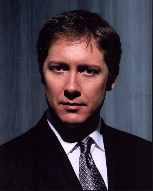 James Spader In Striped Suit And Silver Tie Photo Print