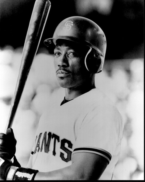 Wesley Snipes Holding Bat In The Fan Black And White Photo Print (8 x 10)