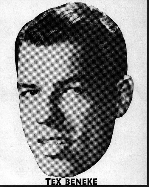Tex Beneke Head Black And White Photo Print (8 x 10)