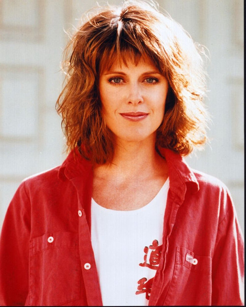 Pam Dawber In White Top And Red Button Down Photo Print (8 x 10)