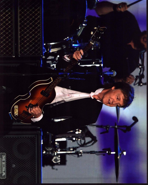 Paul Mccartney Performing On Stage At Desert Trip Concert Photo Print (8 x 10)