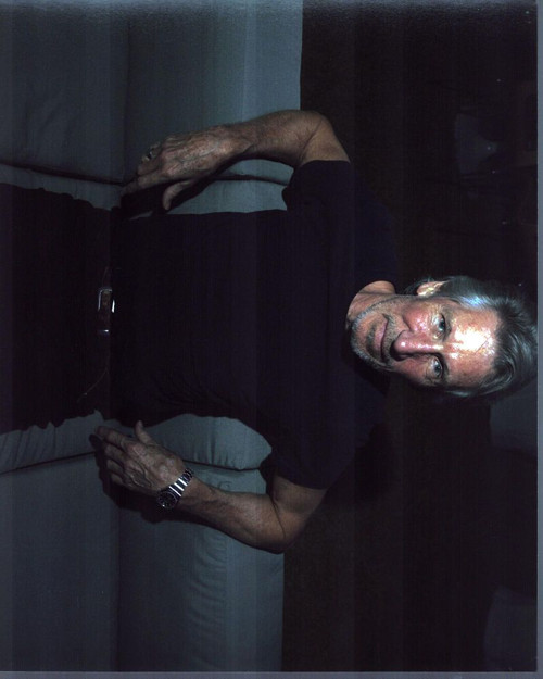 Roger Waters On Gray Couch Photo Print