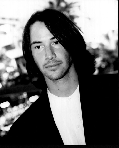 Keanu Reeves In Blazer Black And White Photo Print