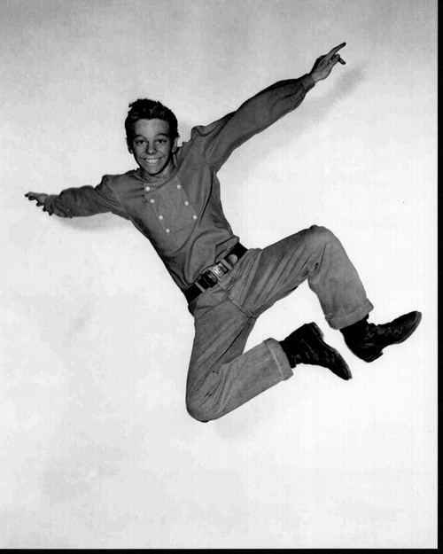 Russ Tamblyn Jumping Black And White Photo Print (8 x 10)