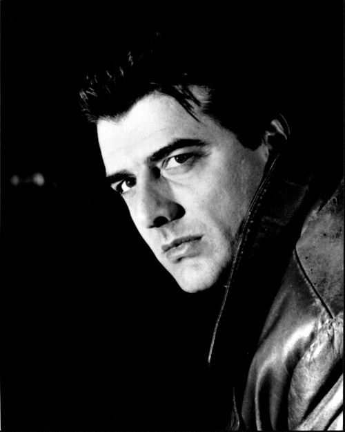 Chris Noth In Leather Jacket Black And White Photo Print