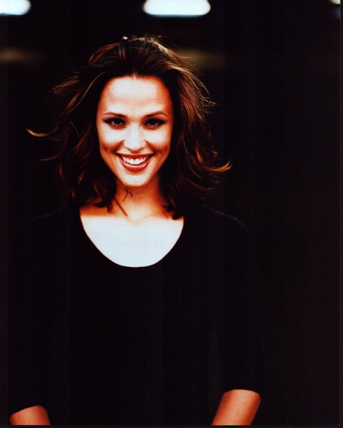 Jennifer Garner Smiling In Black Top Photo Print