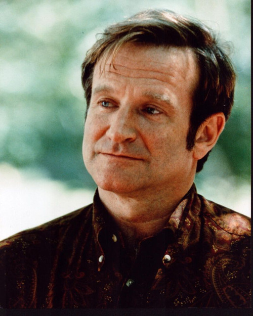 Robin Williams In Brown Paisley Shirt Photo Print (8 x 10)