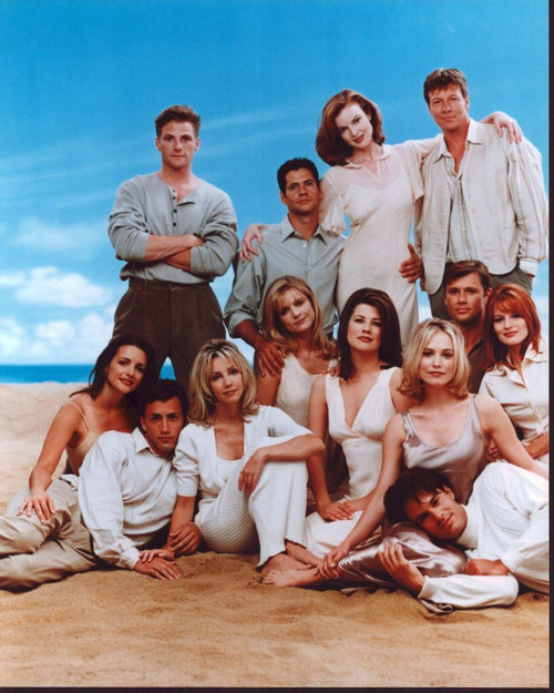 Melrose Place Cast On Beach Photo Print (8 x 10)