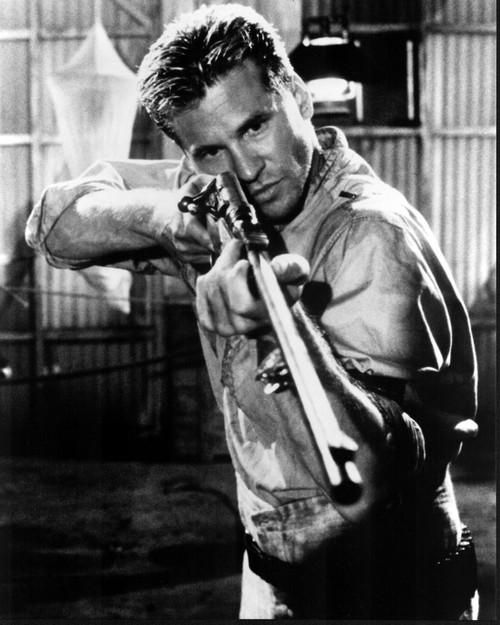 Val Kilmer Aiming Gun In The Ghost And The Darkness Black And White Photo Print (8 x 10)