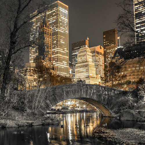 Evening view of Central Park in New York City by Assaf Frank - Item # VARPDXAF201311191725C08