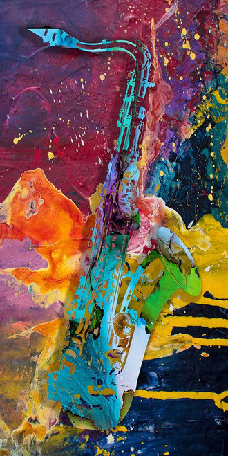 Jazz It Up Sax Poster Print - Jamie Phillip