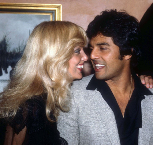 Eric Estrada, Susan Powers, New York, NY, 1985. Photo by Adam Scull (Eric Estrada Susan Powers1440) Poster