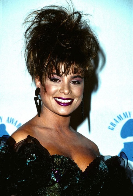 Paula Abdul attending the Grammy Awards, Shrine Auditorium, Los Angeles, CA, Feb 22, 1989. ph: Ron Wolfson / (Paula Abdul 11) Poster