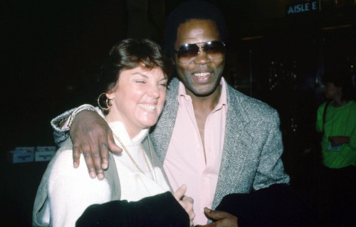 Tyne Daly with husband, actor Georg Stanford Brown. circa 1970s. Photo: Oscar Abolafia (TYNEDALY) Poster
