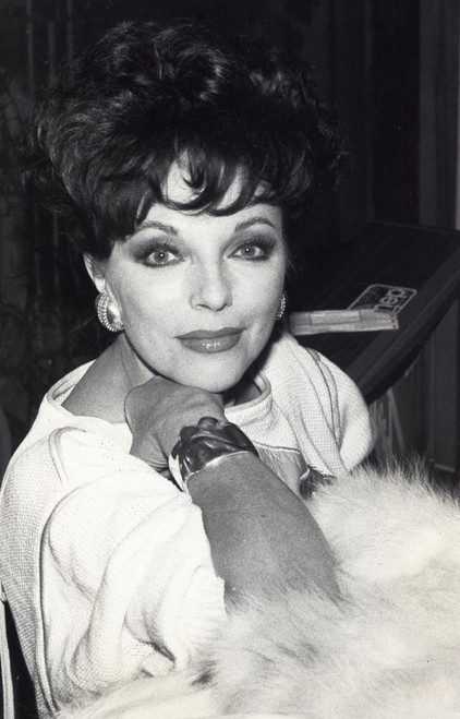 Joan Collins 1982. Photo by Adam Scull (Joan Collins11700) Poster