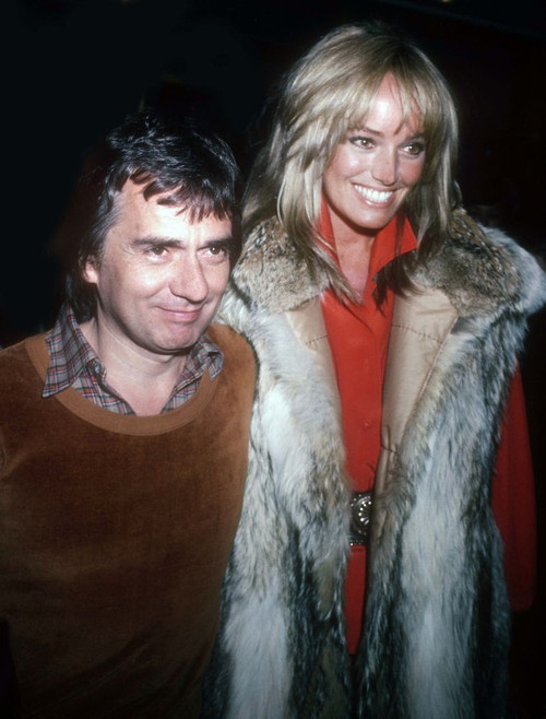 Dudley Moore, Susan Anton 1988. Photo by John Barrett (Dudley Moore Susan Anton2778) Poster
