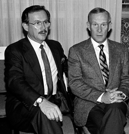 Dick Smothers, Tom Smothers 1982. Photo by John Barrett (Dick Smothers 3671Tom Smothers ) Poster