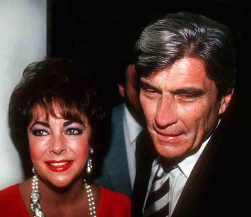 Mickey Rooney, Liz Taylor 1981. Photo By Adam Scull (Mickey Rooney Liz  Taylor03946) Poster - Posterazzi