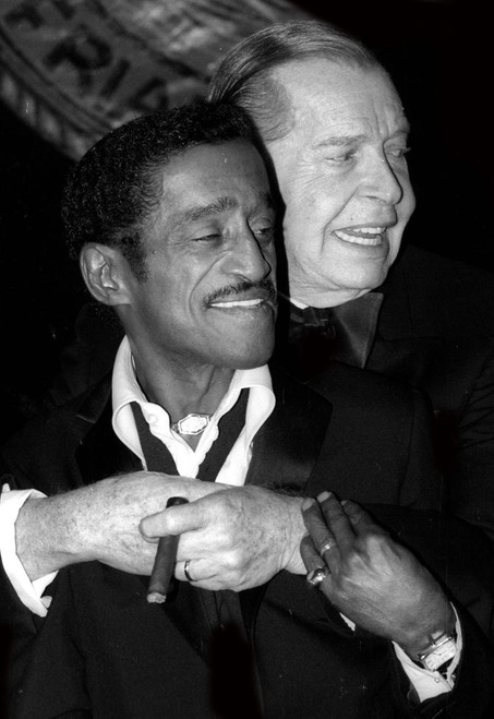 Sammy Davis Jr., Milton Berle 1985. Photo by Adam Scull (Sammy Davis Jr. Milton Berle3362) Poster
