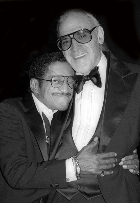 Sammy Davis Jr., Abe Vigoda 1985. Photo by Adam Scull (Sammy Davis Jr. Abe Vigoda3380) Poster