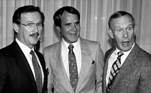 Dick Smothers, Rich Little, Tom Smothers 1982. Photo by John Barrett (Dick Smothers Rich Little Tom Smothers ) Poster