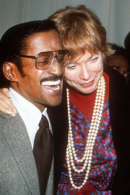 Sammy Davis Jr., Shirley MacLaine 1985, Photo By John Barrett (Sammy Davis Jr. Shirley MacLaine10676) Poster
