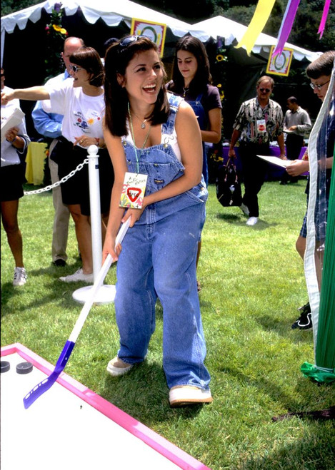Tiffani Amber Thiessen attending the Pediatrics Aids Foundation event as a "Hero", Pacific Palisades, CA, June 8, 1997. ph: Ron Wolfson / (Tiffani Amber Thiessen 12) Poster