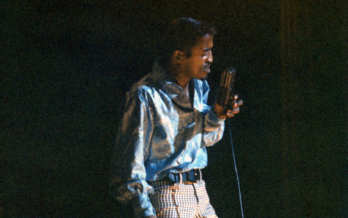 Sammy Davis Jr., performing, circa 1970s Photo: Oscar Abolafia (SAMMYDAVIS3) Poster