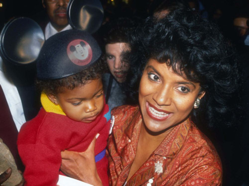 Phylicia Rashad and daughter 1988. Photo by Adam Scull (Phylicia Rashad4785) Poster