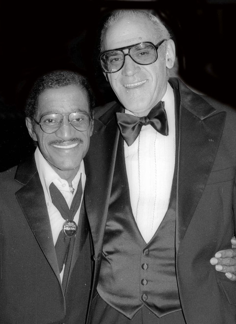 Sammy Davis Jr., Abe Vigoda 1985. Photo by Adam Scull (Sammy Davis Jr. Abe Vigoda3379) Poster