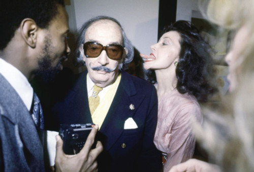 Salvador Dali, circa 1970s Photo: Oscar Abolafia (SALVADORDALI) Poster