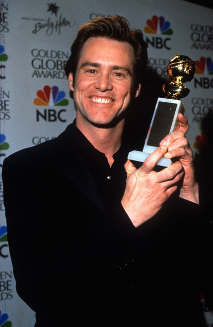 Jim Carrey at the Golden Globes, 1995. ph: Ron Wolfson / (Jim Carrey) Poster
